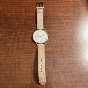 Michael Kors Gold and White Classic Watch